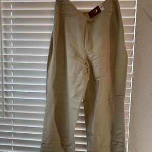 Linen Size 18 Wide Leg Pant